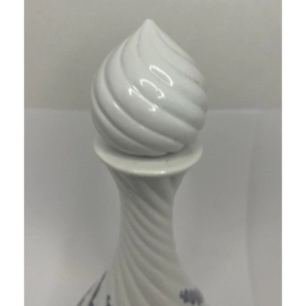 Vintage Elizabeth Arden Byzantium Spiral Decanter Enameled Potion Genie Bottle